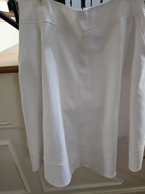 Lane Bryant White Modernist Collection Skirt
